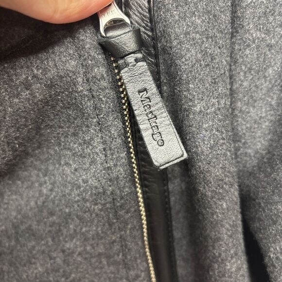 Womens Size XS Mackage Wool Cashmere Coat Charcoal NWT - Picture 6 of 10